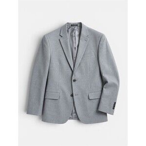 Lauren Ralph Lauren Gray Sport Coat Blazer 44L Classic Tailored Fit Wool